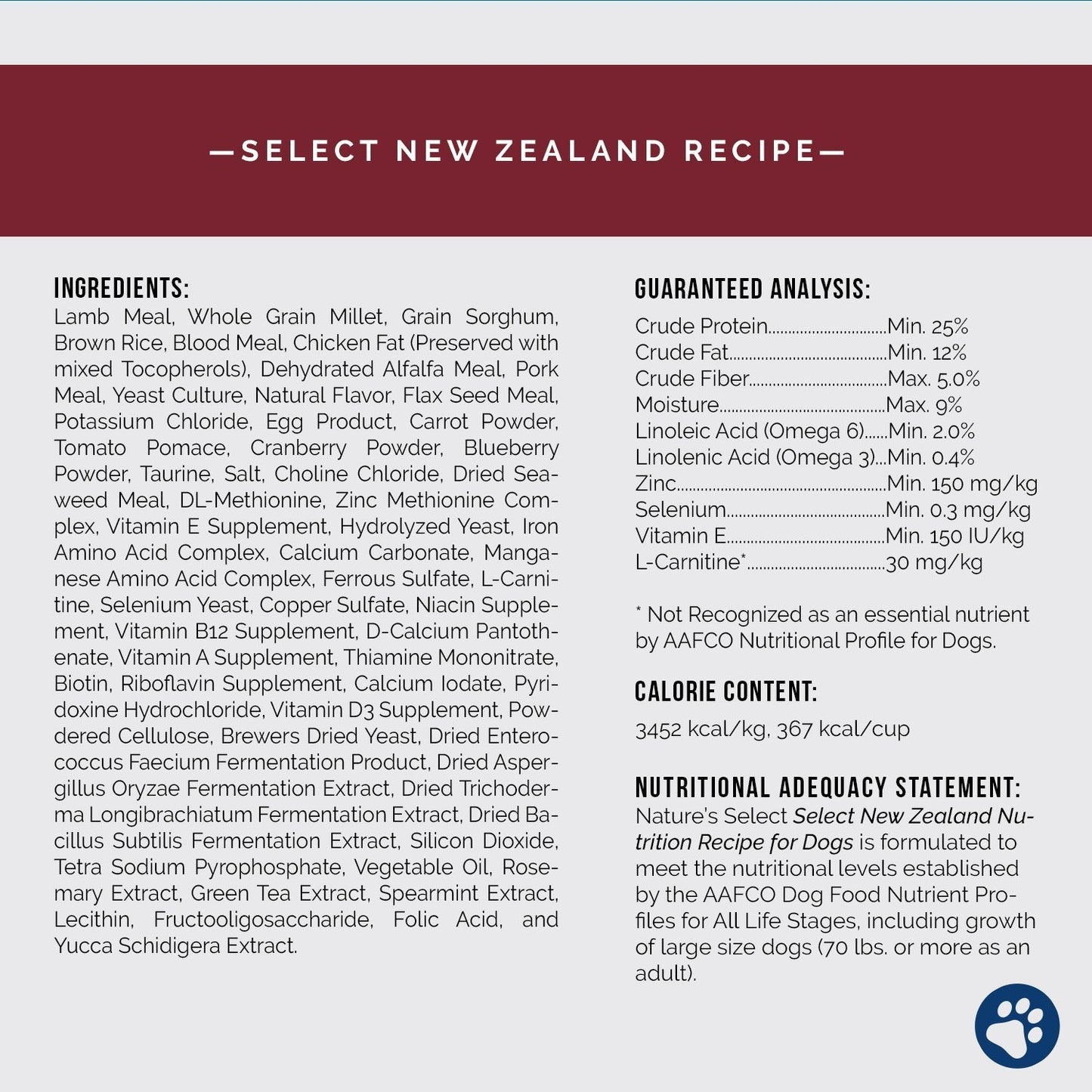 New Zealand Recipe - Lamb & Rice Auto renew
