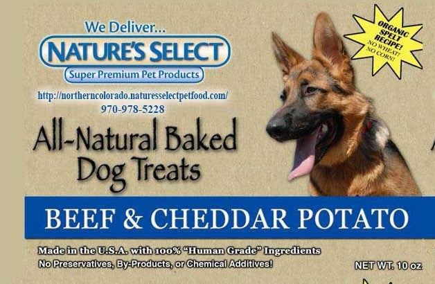 All Natural Baked-Beef & Cheddar Potato cookies