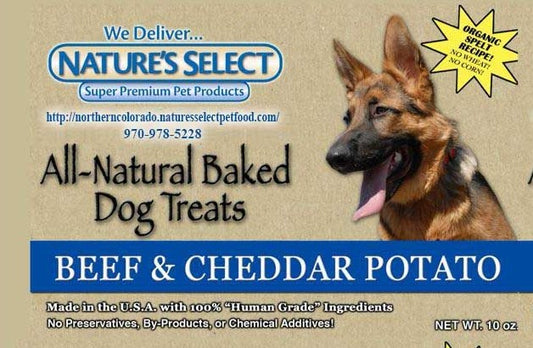 All Natural Baked-Beef & Cheddar Potato cookies