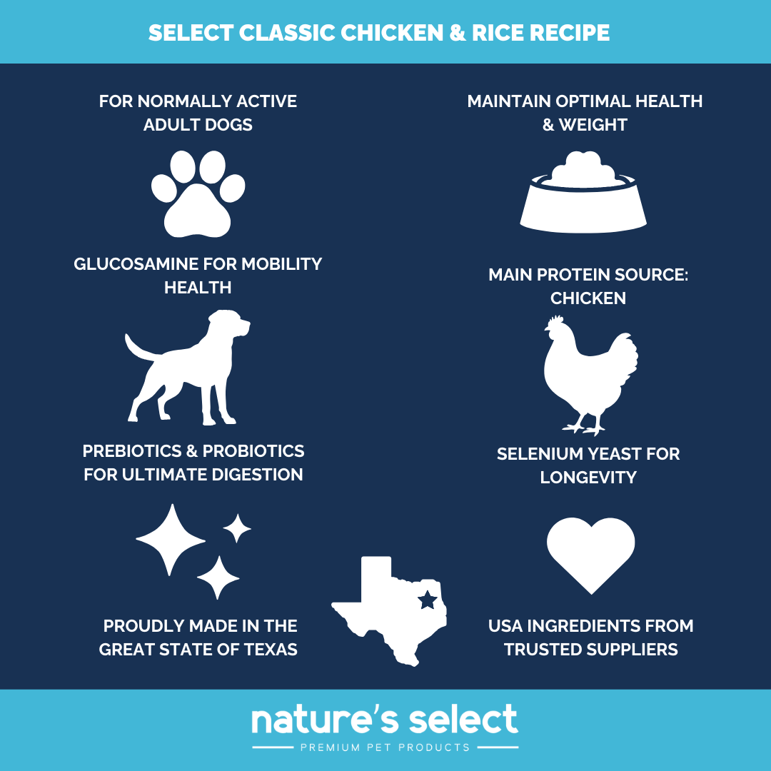 Classic Recipe - Chicken & Rice Dry Dog Food