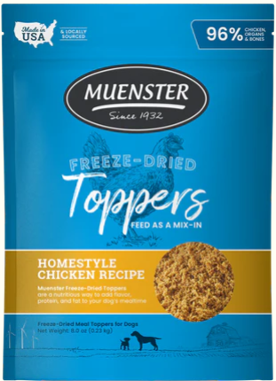 Freeze-Dried Meal Toppers Homestyle Chicken Recipe for Dogs