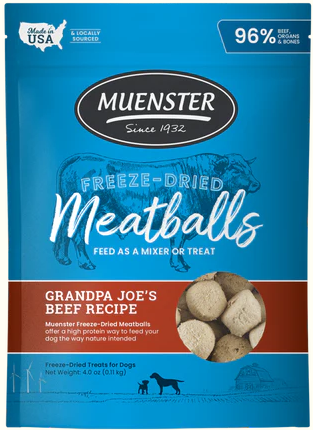 Freeze Dried Beef Meatballs Dog Treats