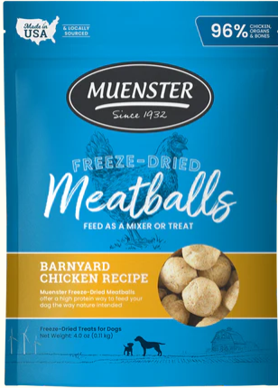 Freeze Dried Chicken Meatballs Dog Treats