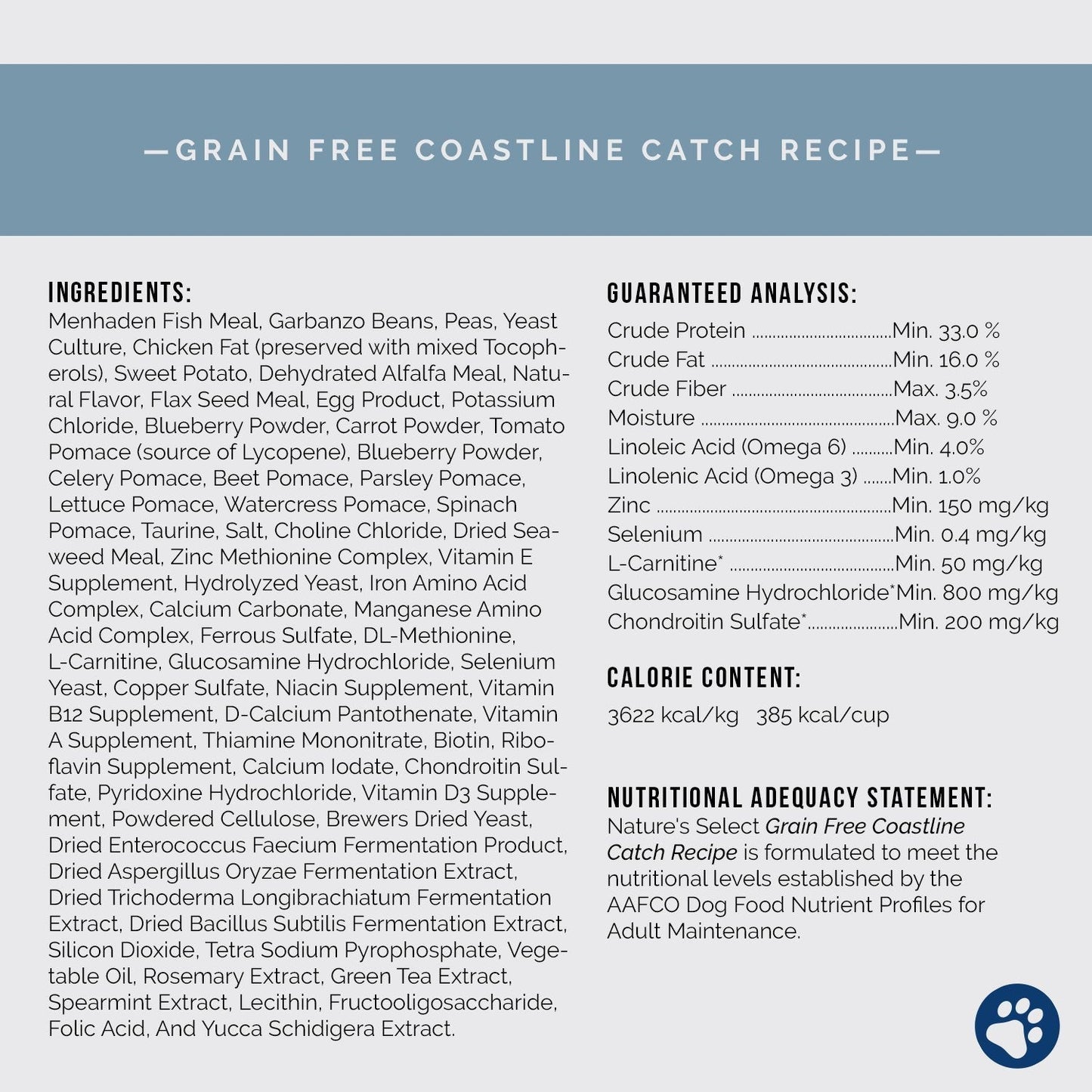 Coastline Catch Recipe - Grain Free White Fish Auto renew