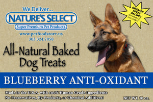Natural Blueberry Dog Cookies
